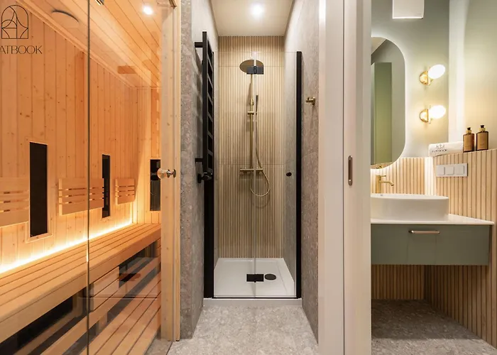 Lägenhet Flatbook-granaria Premium With Sauna In The Center Gdańsk